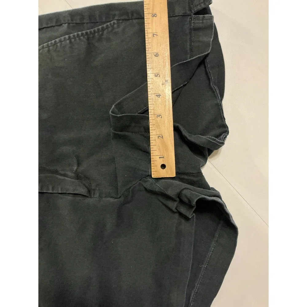 New York &‎ Company Womens Black Mini Chino Shorts Mid Rise Sz 6 Casual Summer